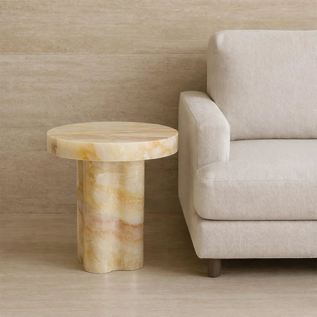 Velora Marble Side Table