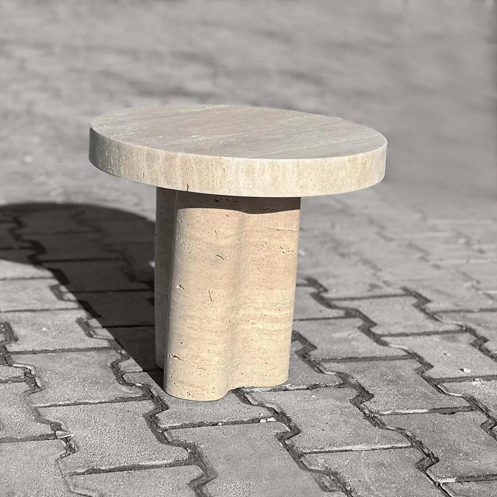 Rustic Travertine Coffee Table Dubai