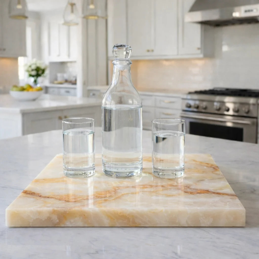 Salome Marble Stone Tray
