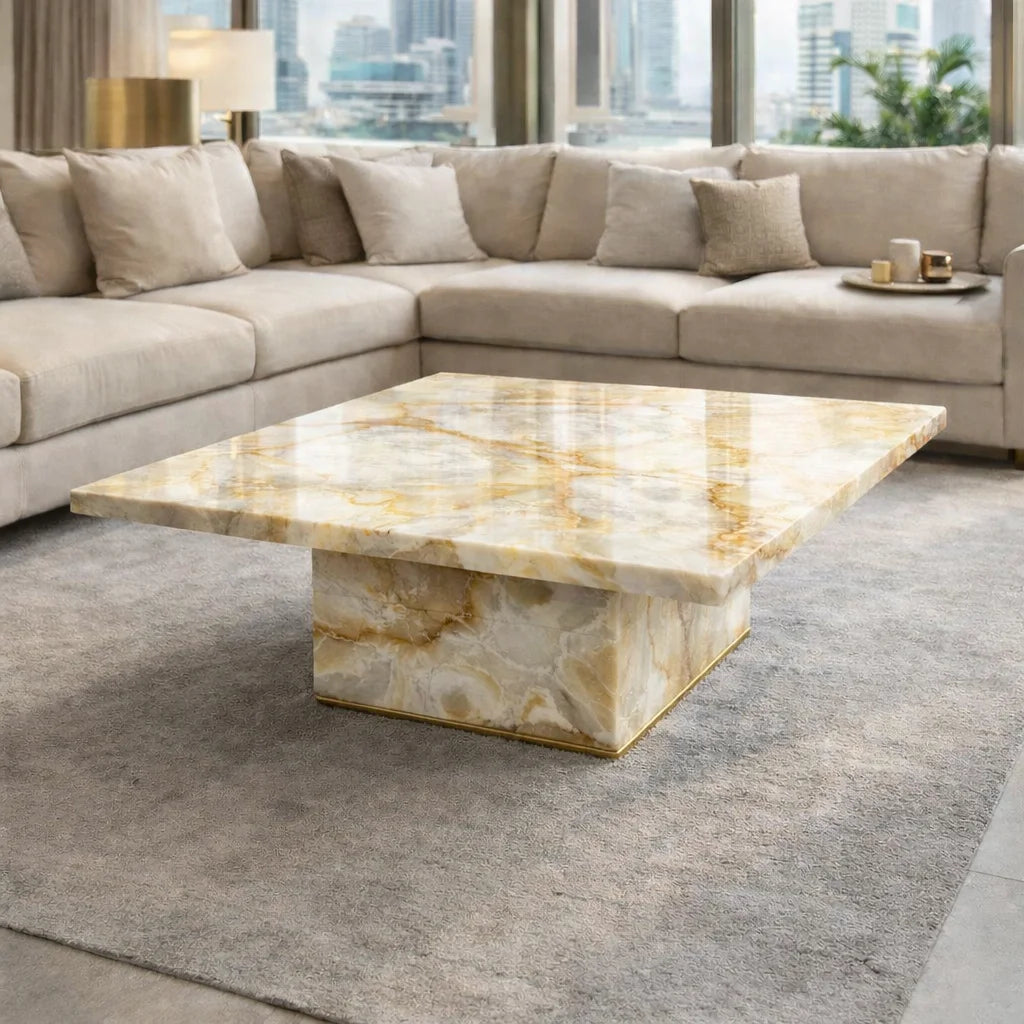 Sandstone Edge Coffee Table