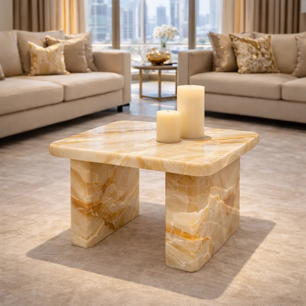 Serene Stone Coffee Table