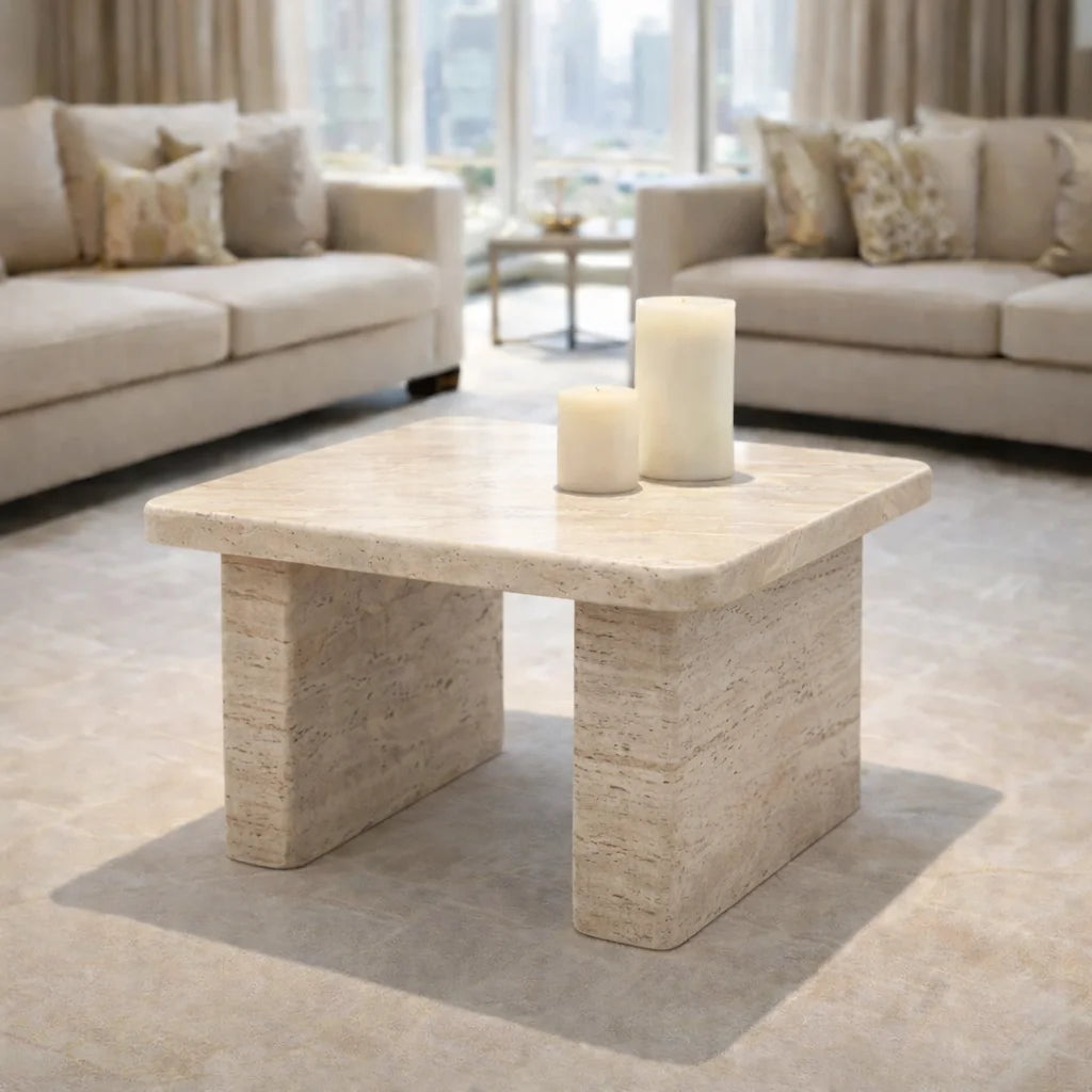 Serene Stone Coffee Table