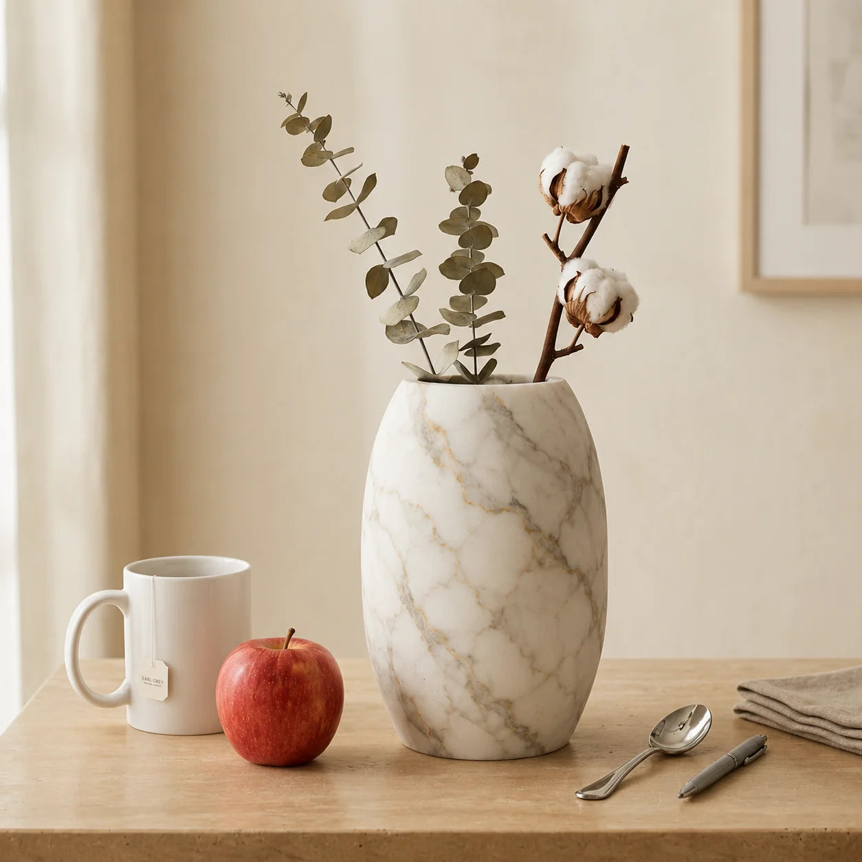 Sereno Oval Decorative Vase