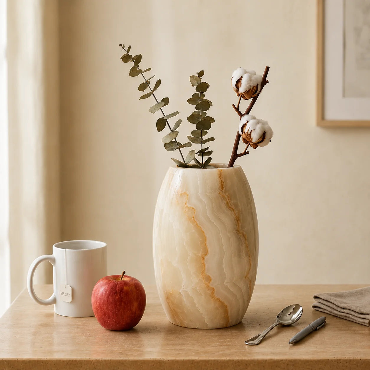 Sereno Oval Decorative Vase