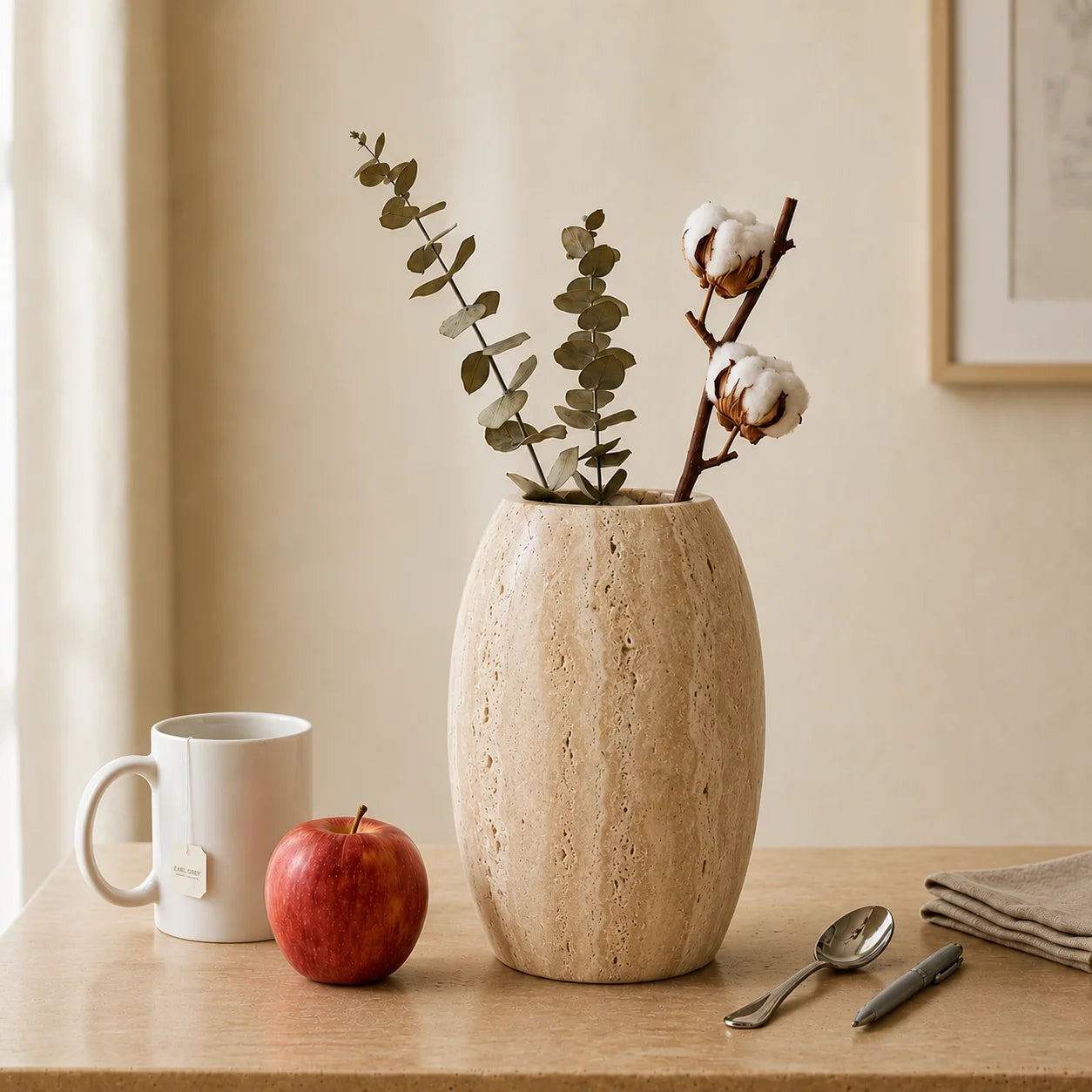 Sereno Oval Decorative Vase