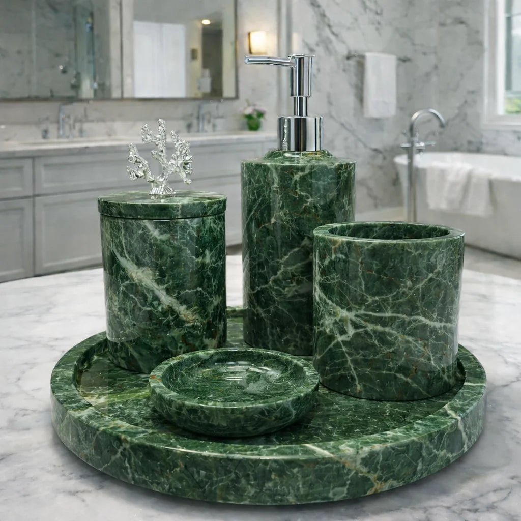 Set of Elegance & Utility marble bathroom set