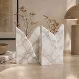 Sierra Sculptural Marble Vase