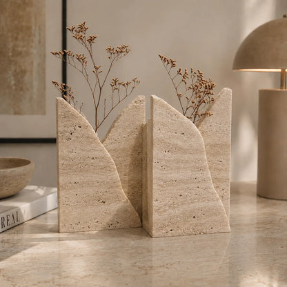 Sierra Sculptural Marble Vase