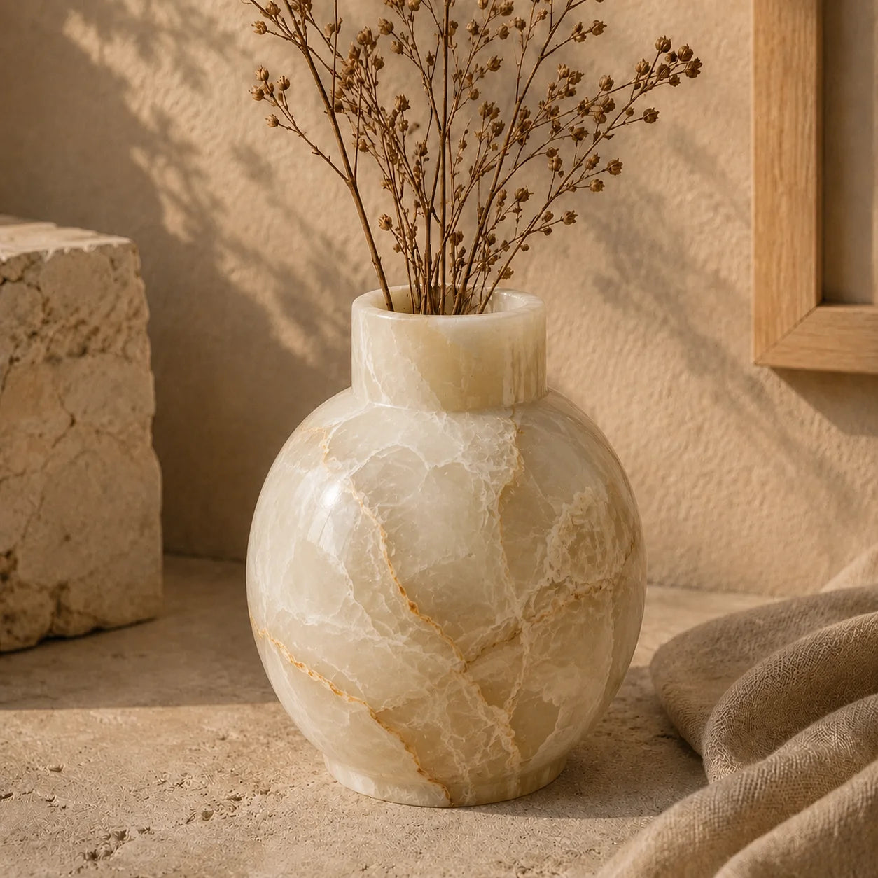 Solara Marble Vase