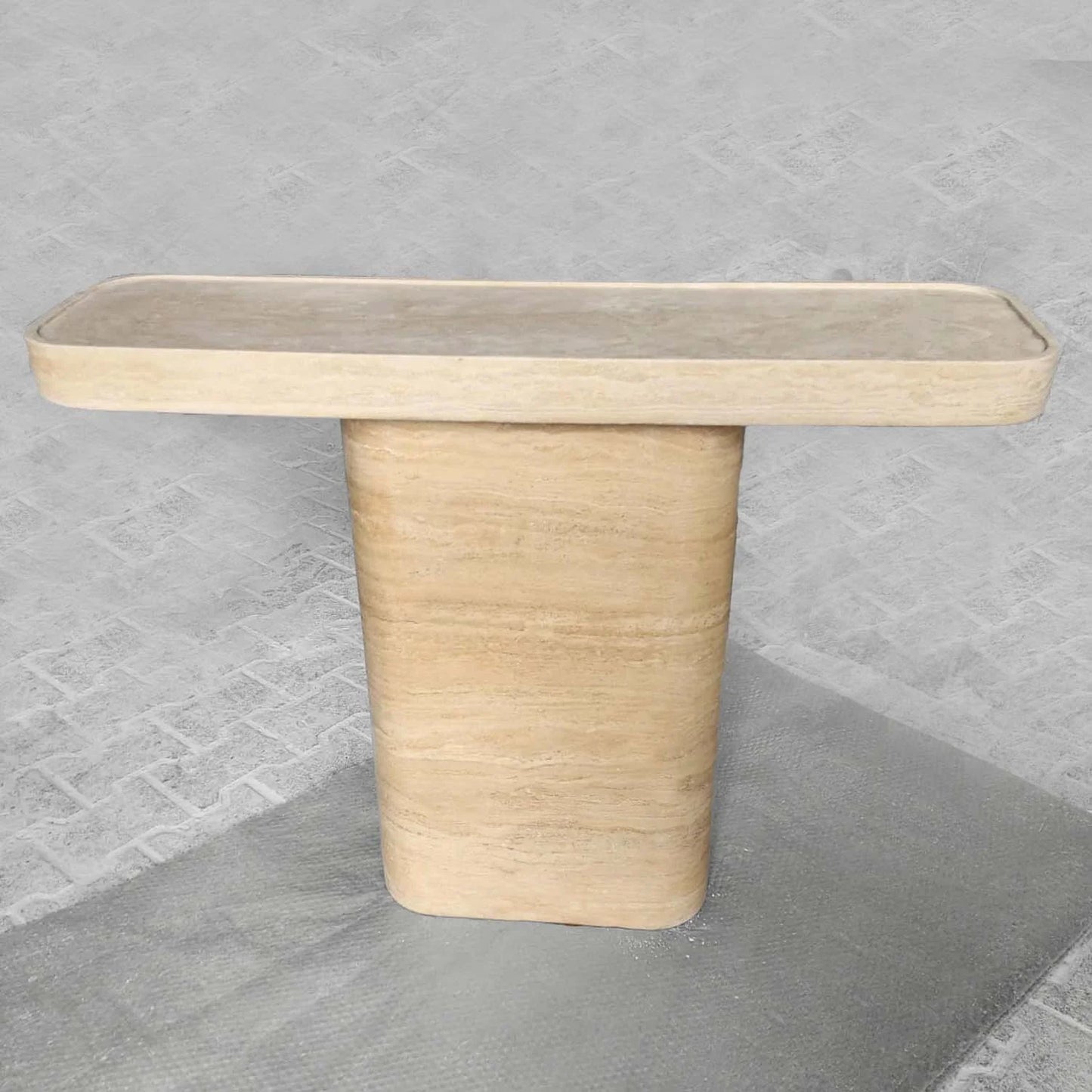 solid stone coffee table in dubai