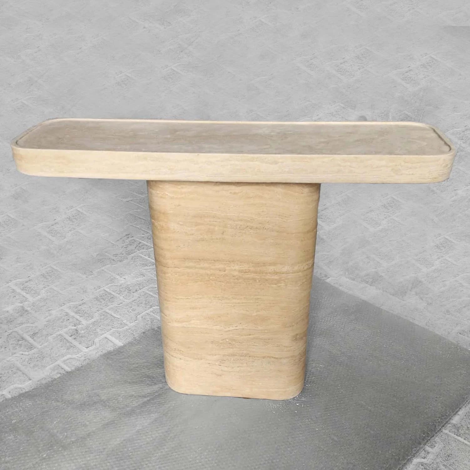 solid stone coffee table in dubai