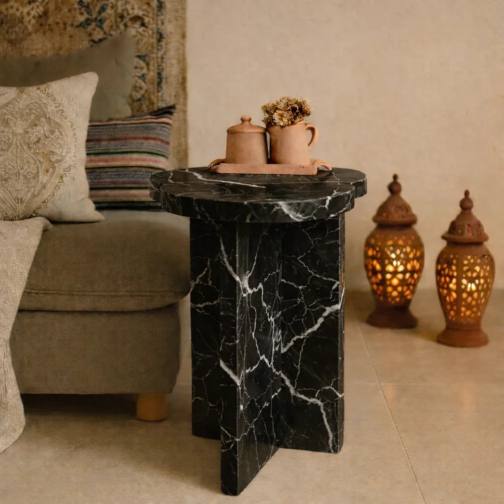 Sorella Luxe Stone Side Table