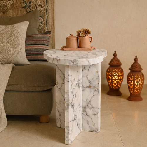 Sorella Luxe Stone Side Table