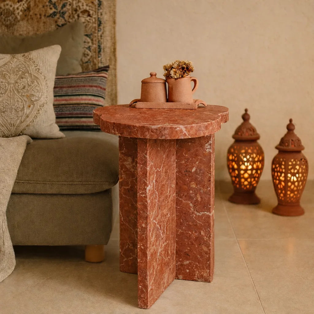 Sorella Luxe Stone Side Table