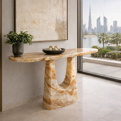 Spider Marble Console Table