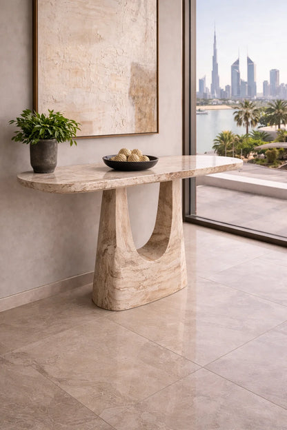 Spider Marble Console Table
