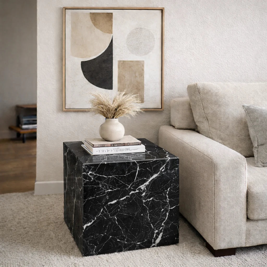 Stravon Luxe Stone Side Table