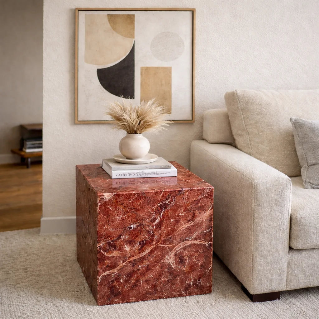 Stravon Luxe Stone Side Table