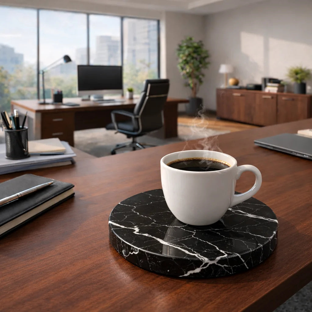 Sunset Marble Coaster