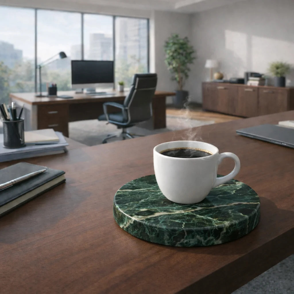Sunset Marble Coaster