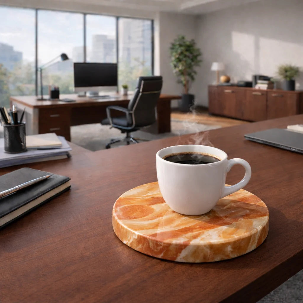 Sunset Marble Coaster