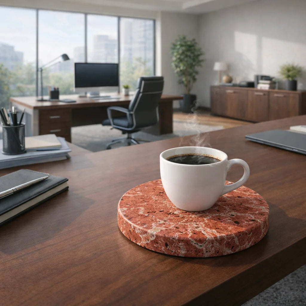 Sunset Marble Coaster