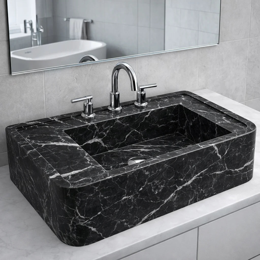 Terracotta Wave Sink