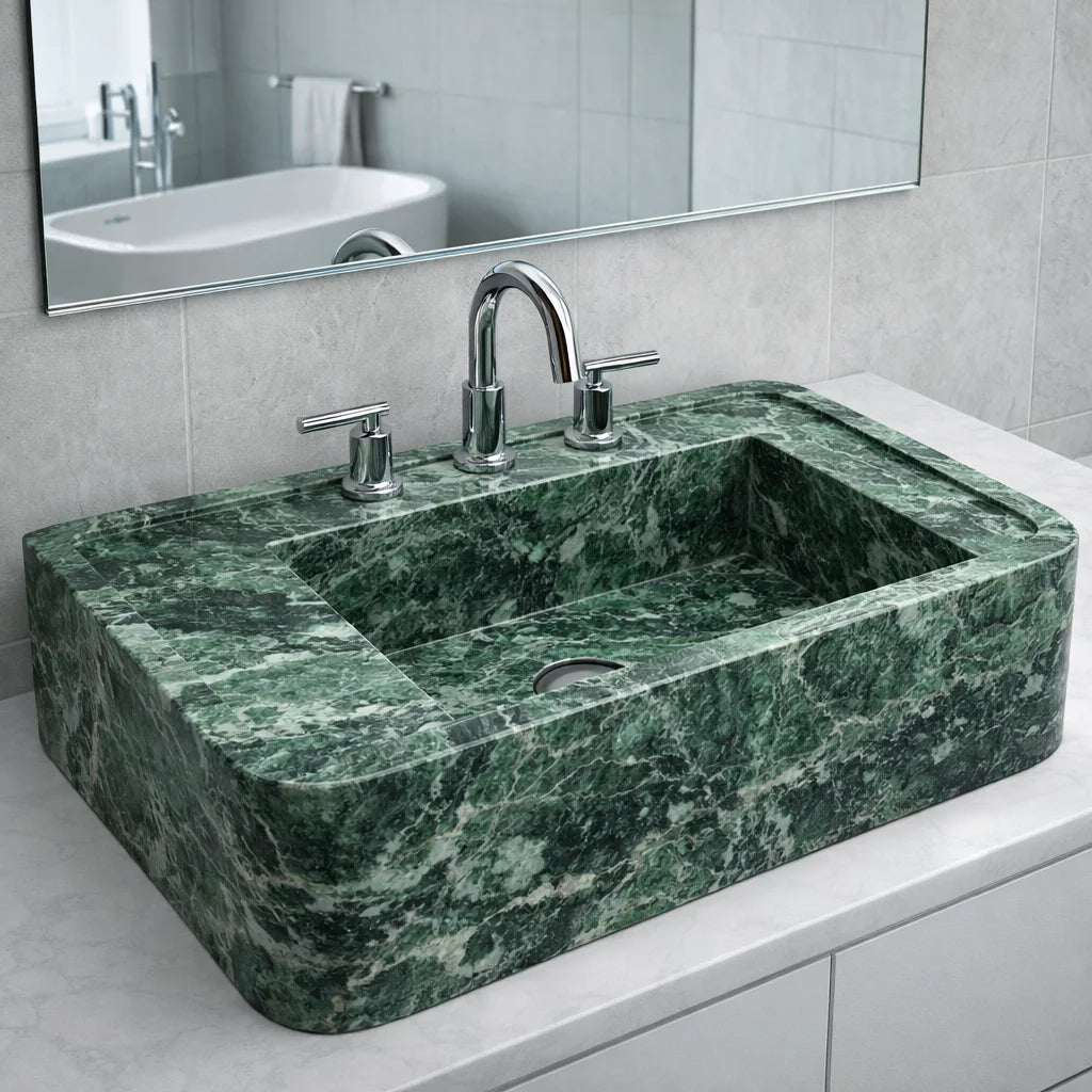 Terracotta Wave Sink
