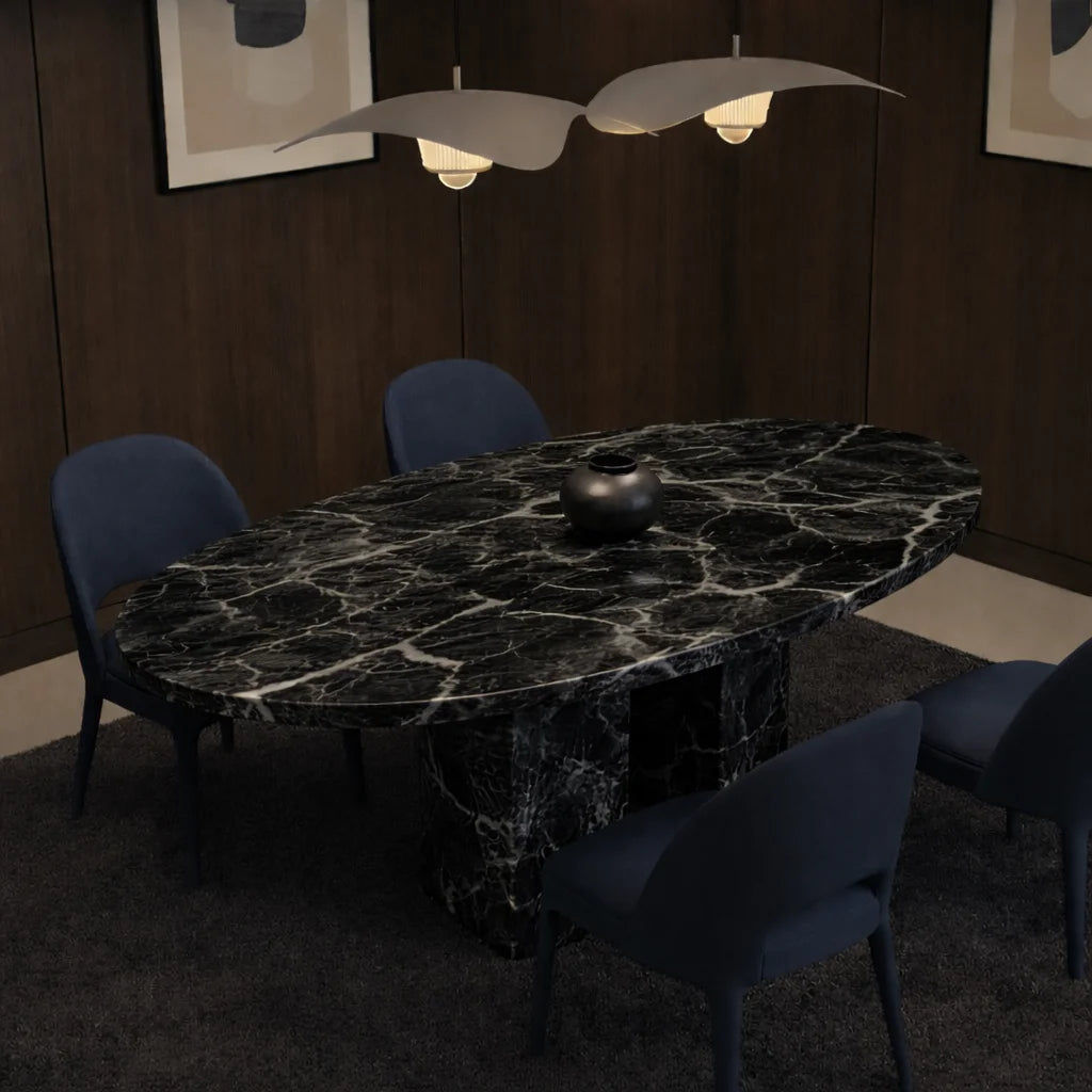The Marble Crest Dining Table