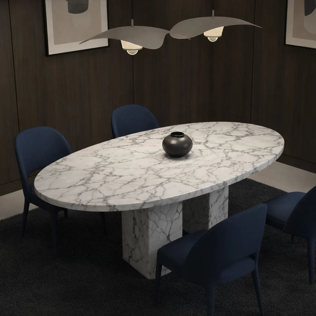 The Marble Crest Dining Table