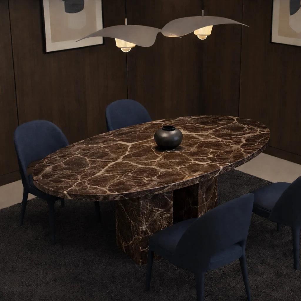 The Marble Crest Dining Table