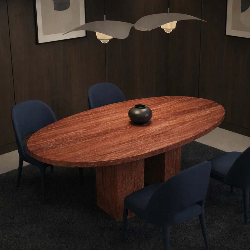 The Marble Crest Dining Table