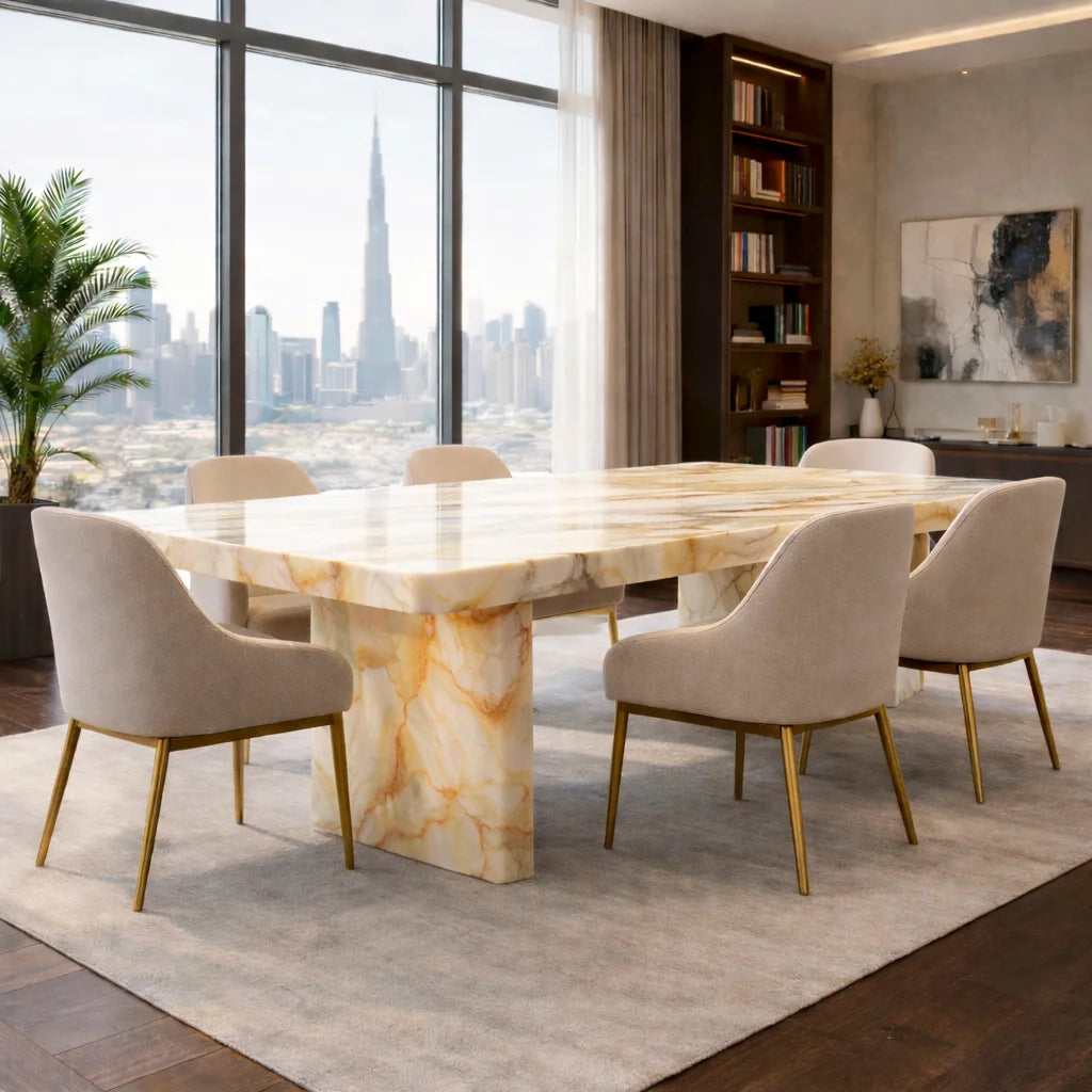 The Prestige Pedestal Dining Table