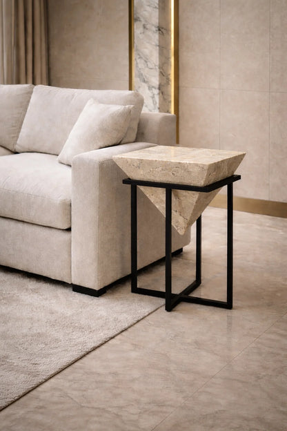 Trivanta Marble Side Table
