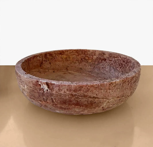 Travertine Marble Decorative Bowl in UAE