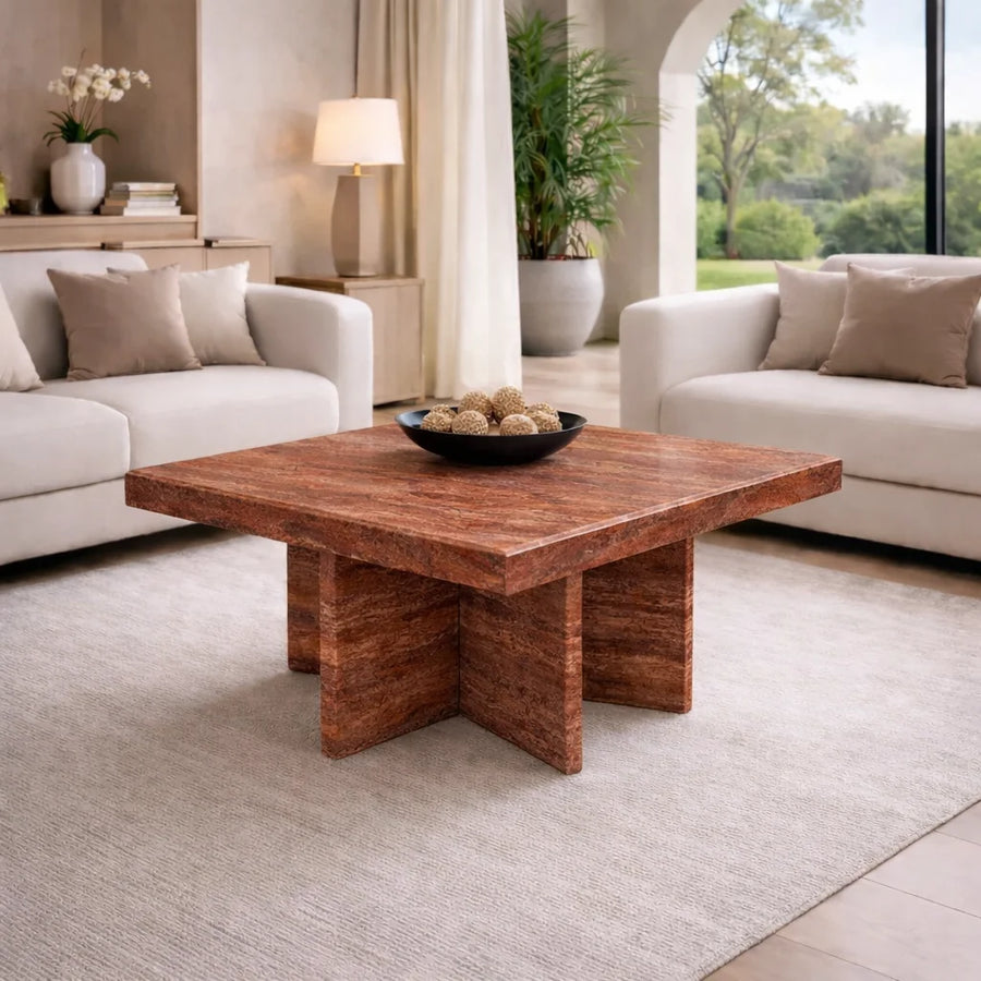 Ivory Haven Marble Coffee Table
