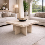Ivory Haven Marble Coffee Table