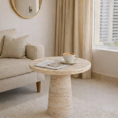 Viola Marble Round Coffee Table