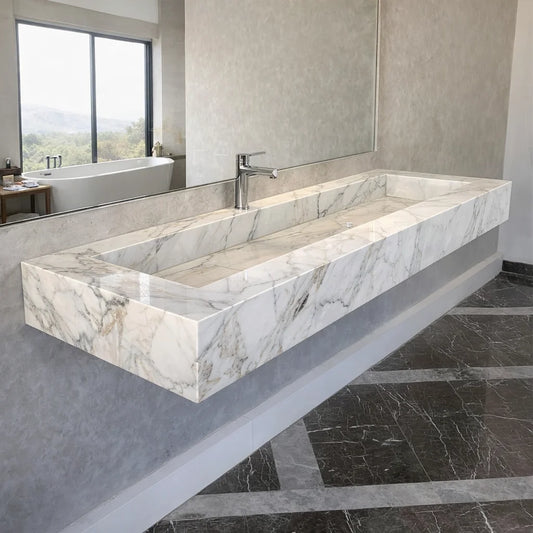 Travertino Chiaro Porcelain Sink