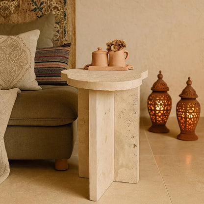 Sorella Luxe Stone Side Table