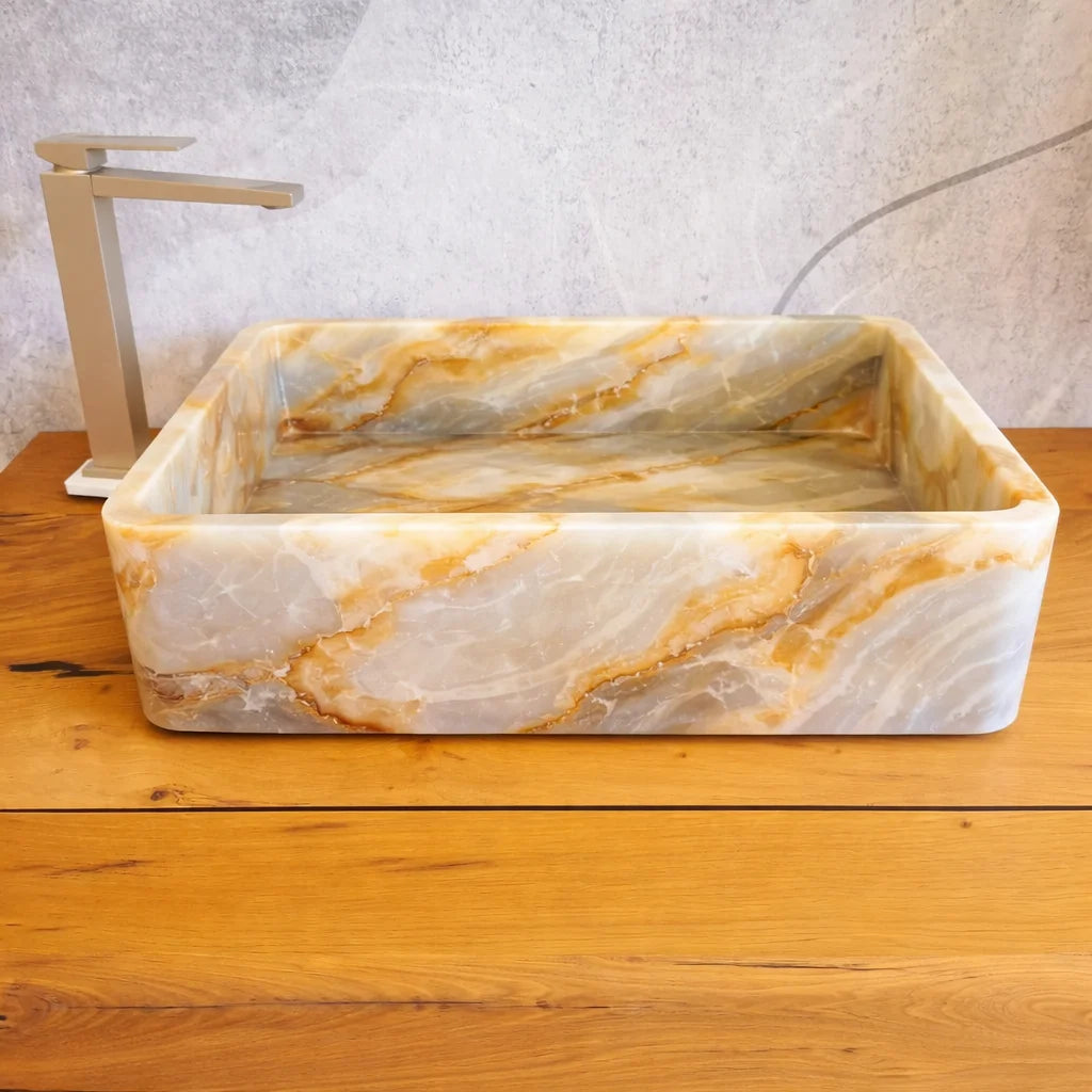 Unique granite sink