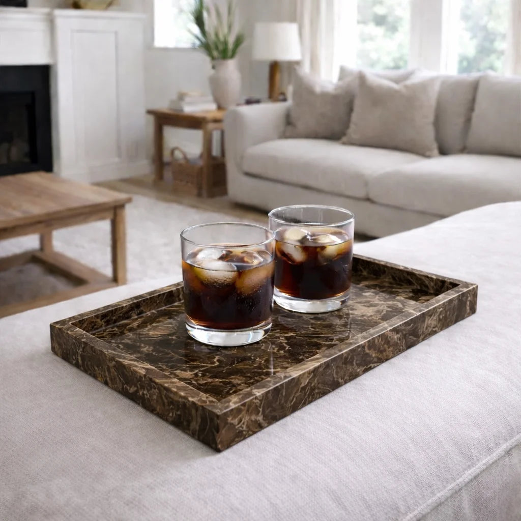 Velora Marble Tray