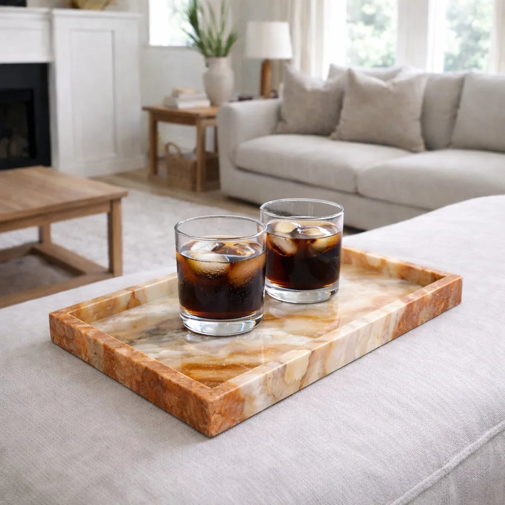 Velora Marble Tray