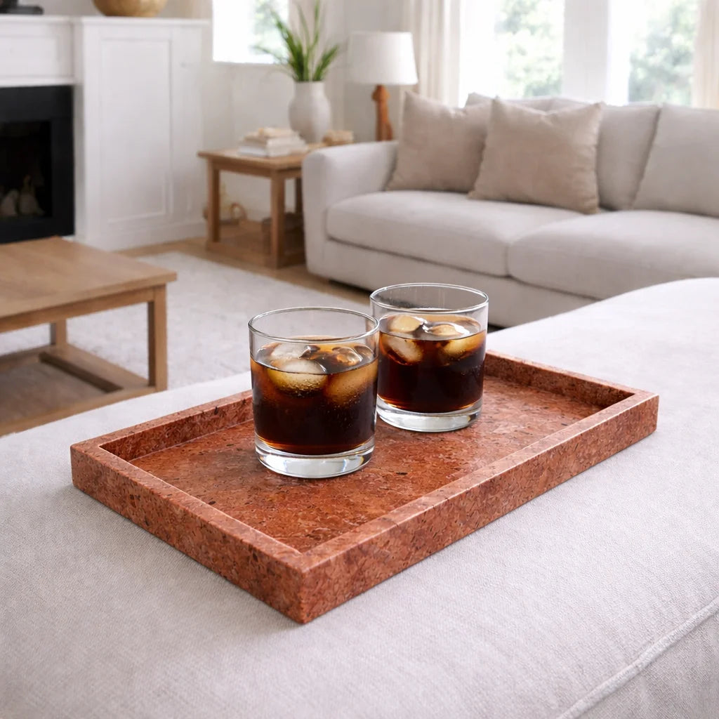 Velora Marble Tray