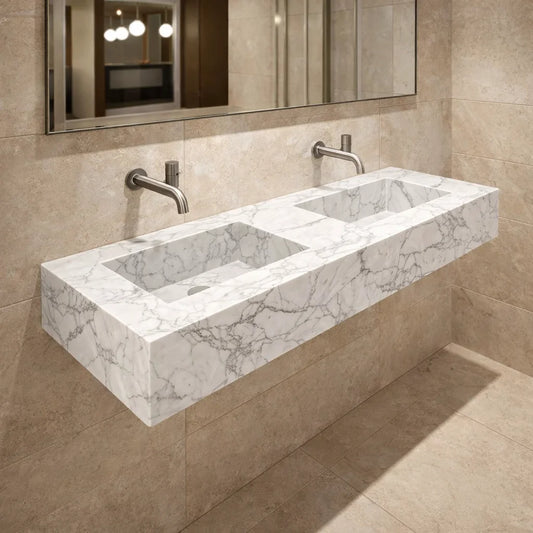 Verde Guatemala Marble Sink