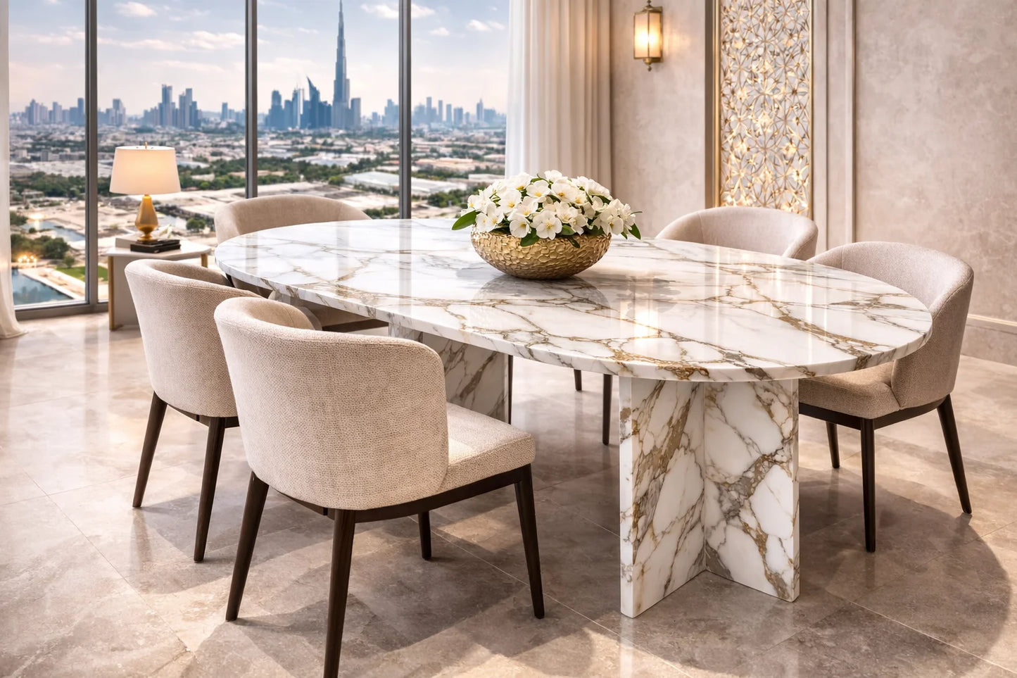 Verde Guatemala Marble Table