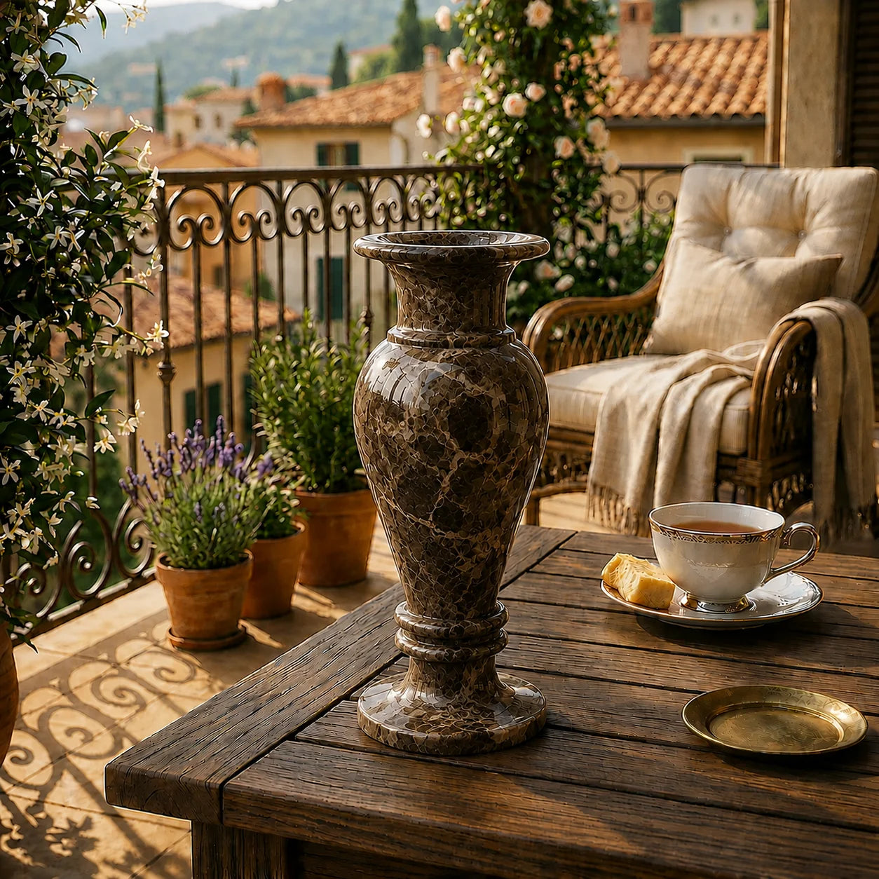 Verona Onyx Decorative Vase