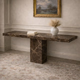 Vintage Italian Marble Console Table
