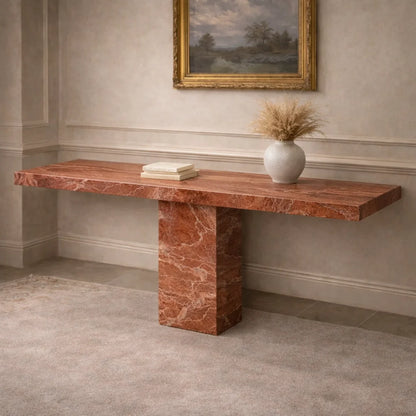 Vintage Italian Marble Console Table