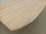 Vintage Travertine Marble Console Table 